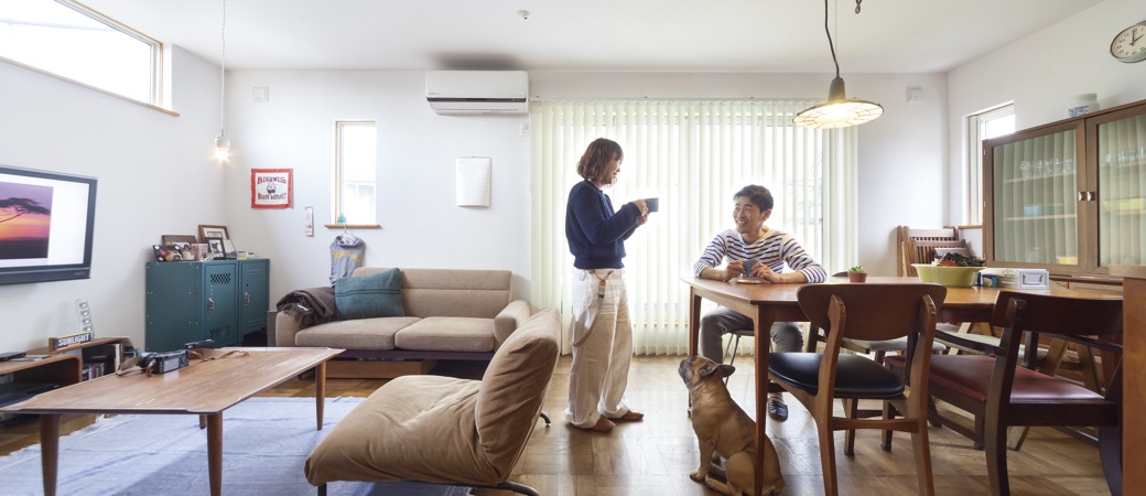 無垢や漆喰のぬくもりと手作り感伝わる優しい住まい